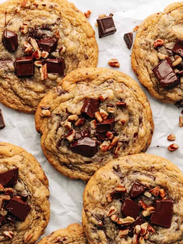 The Best Chewy Chocolate Chip Pecan Cookies Recipe