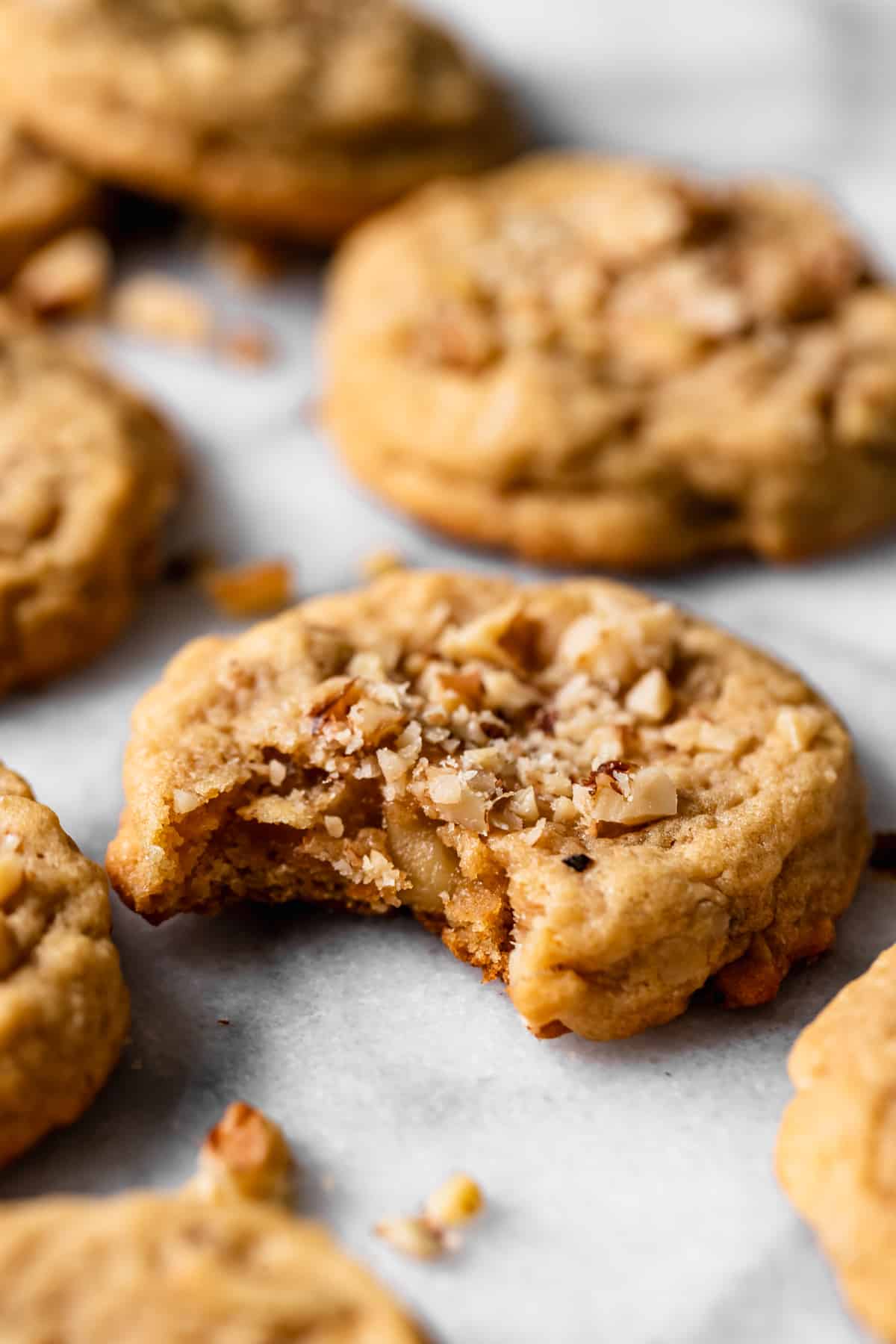 brown sugar cookies with walnuts.