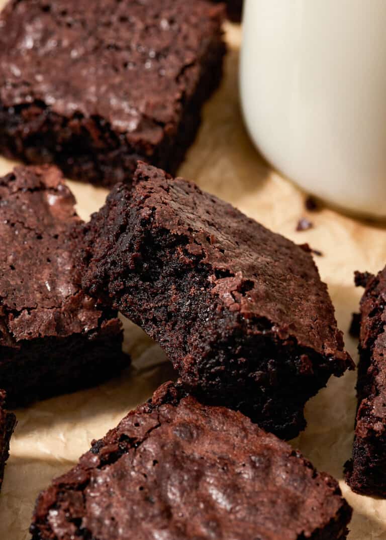 Easy Homemade Fudgy Brownies (Best One Bowl Recipe)