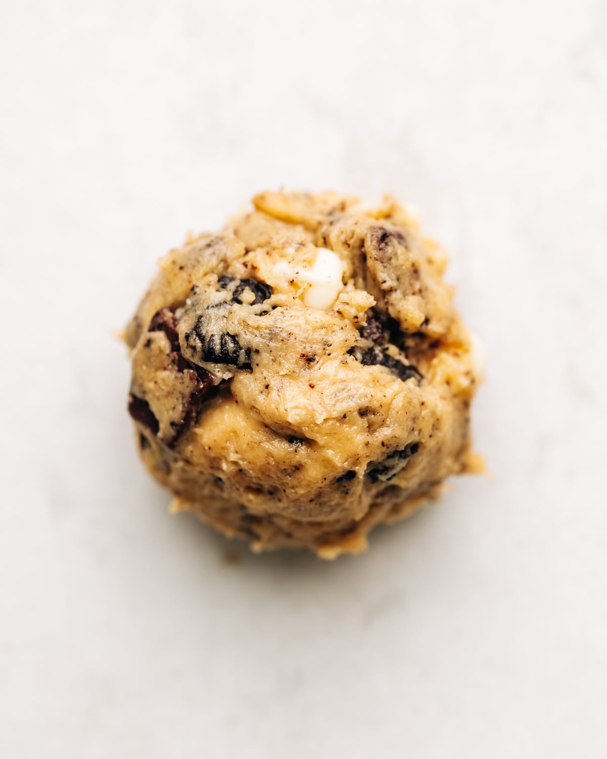 Oreo chocolate chip cookie dough ball.