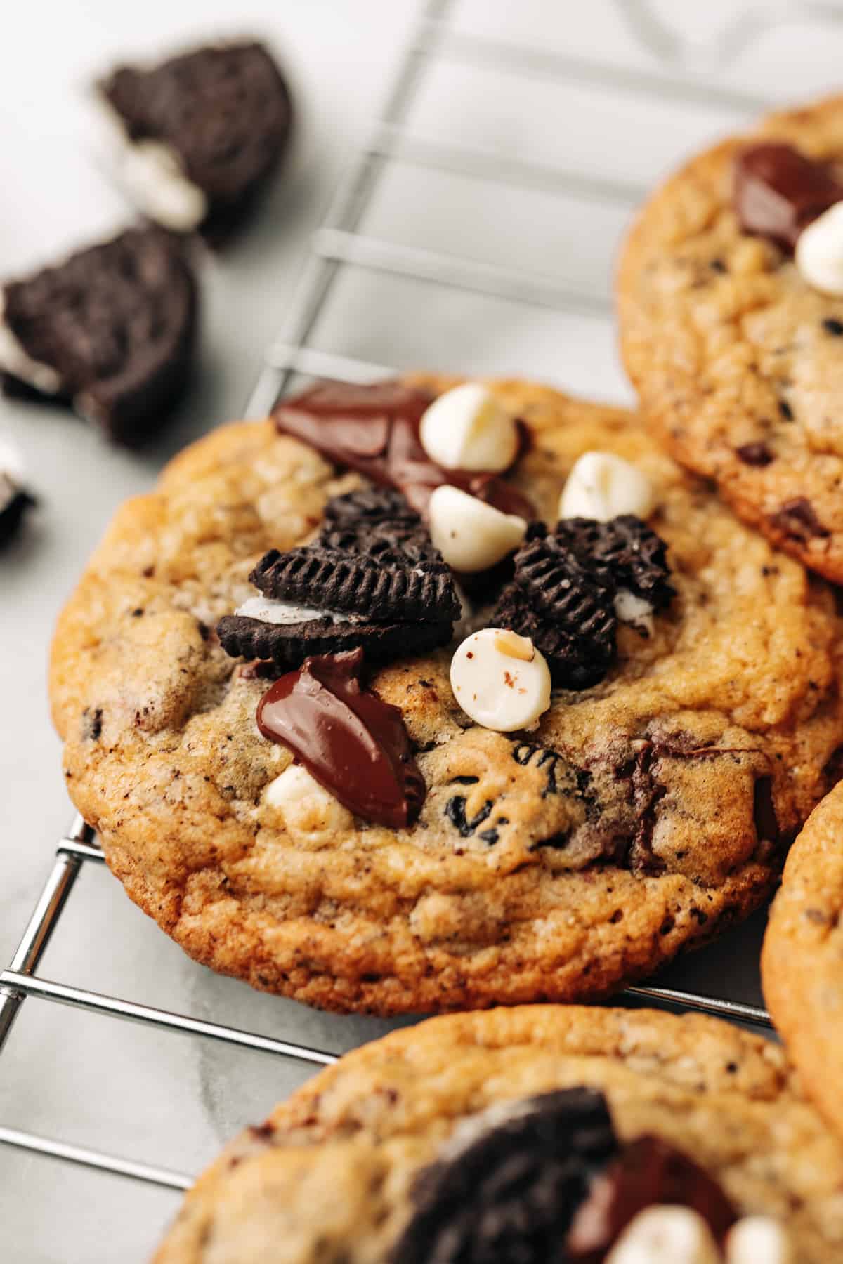 Oreo chocolate chip cookies.