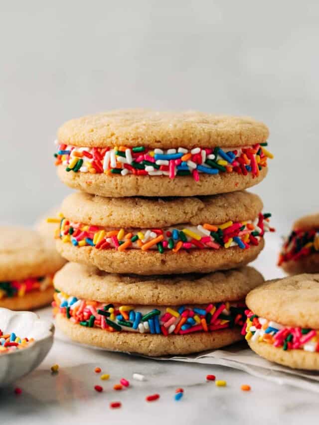 The Best Cookie Sandwiches with Buttercream Filling